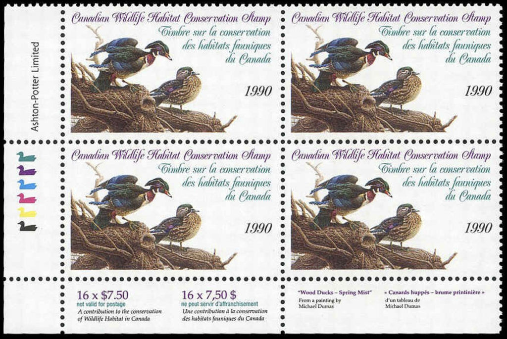 1990 Canards huppés de Michael Dumas