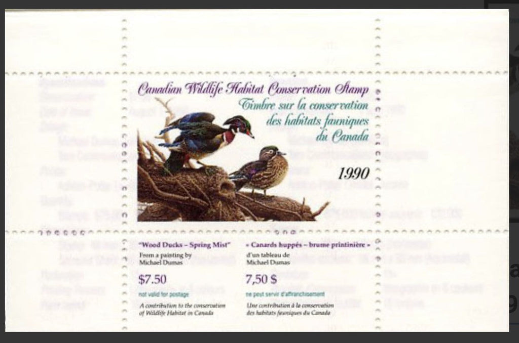 1990 Canards huppés de Michael Dumas