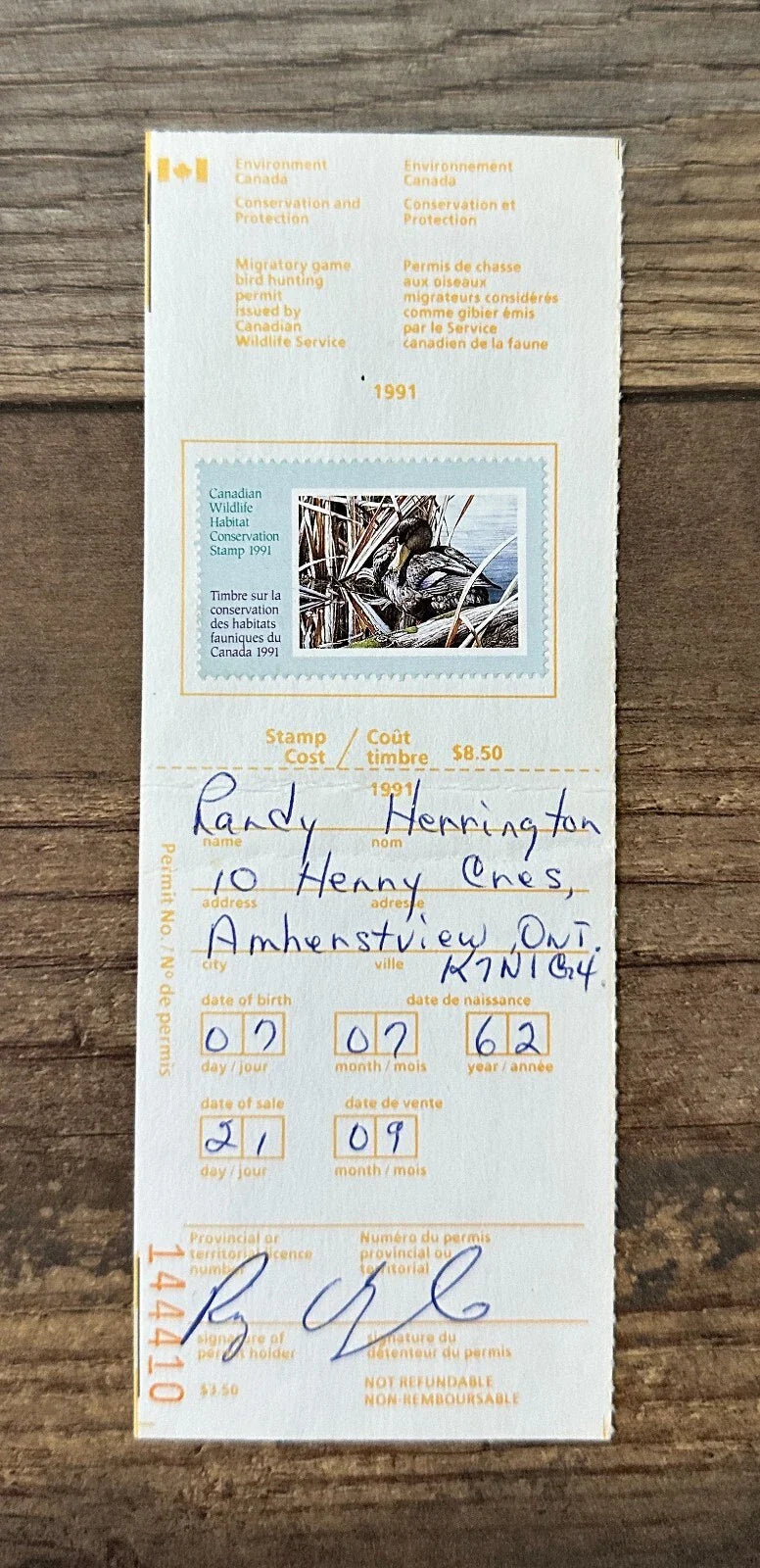 1991 Canards noirs de Chris Bacon