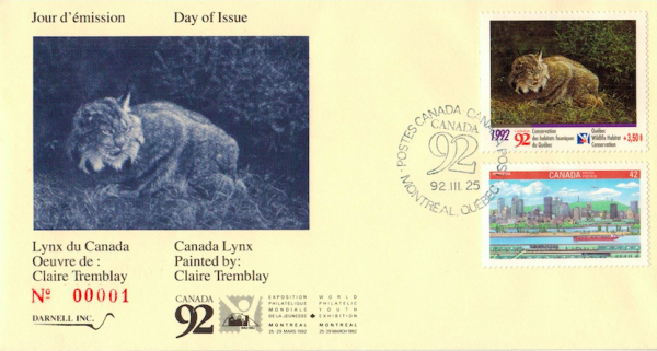 1992 Lynx du Canada de Claire Tremblay