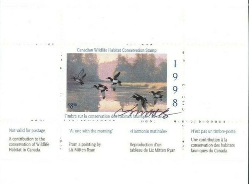 1998 Ring-necked Duck by Liz Mitten Ryan