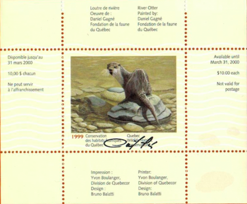 1999 River Otter by Daniel Gagné