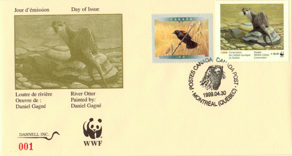 1999 Loutre de rivière de Daniel Gagné