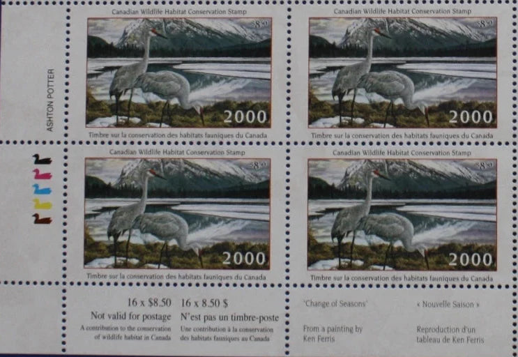 2000 Grues du Canada de Ken Ferris