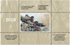 2018 «Teintes d’automne – Canard branchu » de Pierre Girard - LL: lower-left   IG