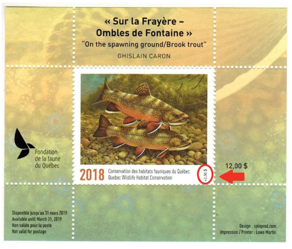 2018 Sur la Frayère – Ombles de Fontaine de Ghislain Caron
