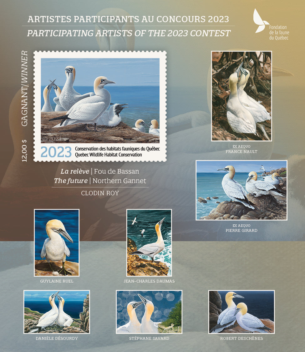 COLLECTION COMPÈTE de Feuillets Souvenirs Artistes Participants FFQ  2019-2026 (8)