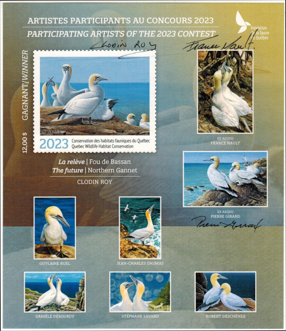 COLLECTION COMPÈTE de Feuillets Souvenirs Artistes Participants FFQ  2019-2026 (8)