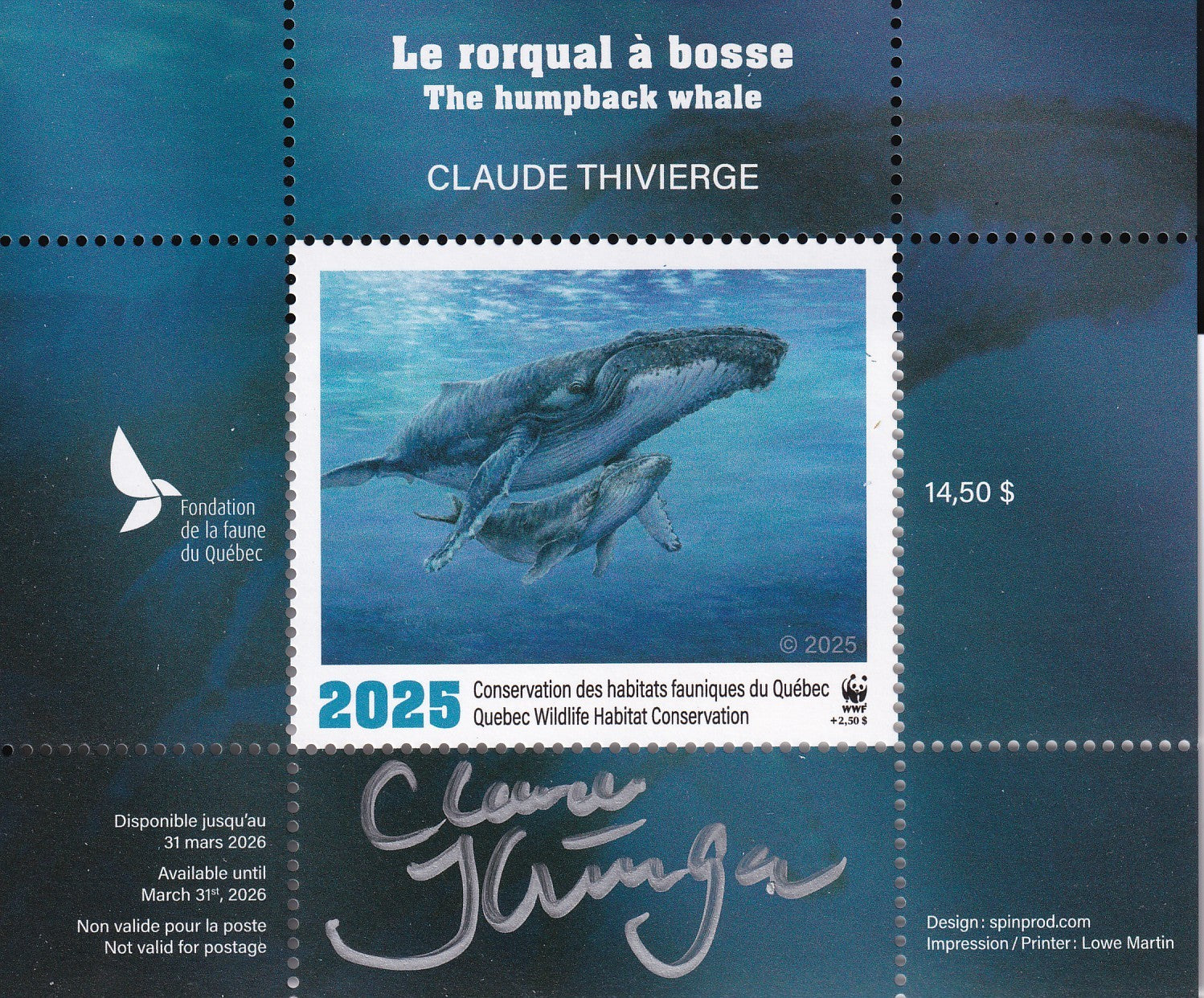 2025 The humpback whale – Claude Thivierge