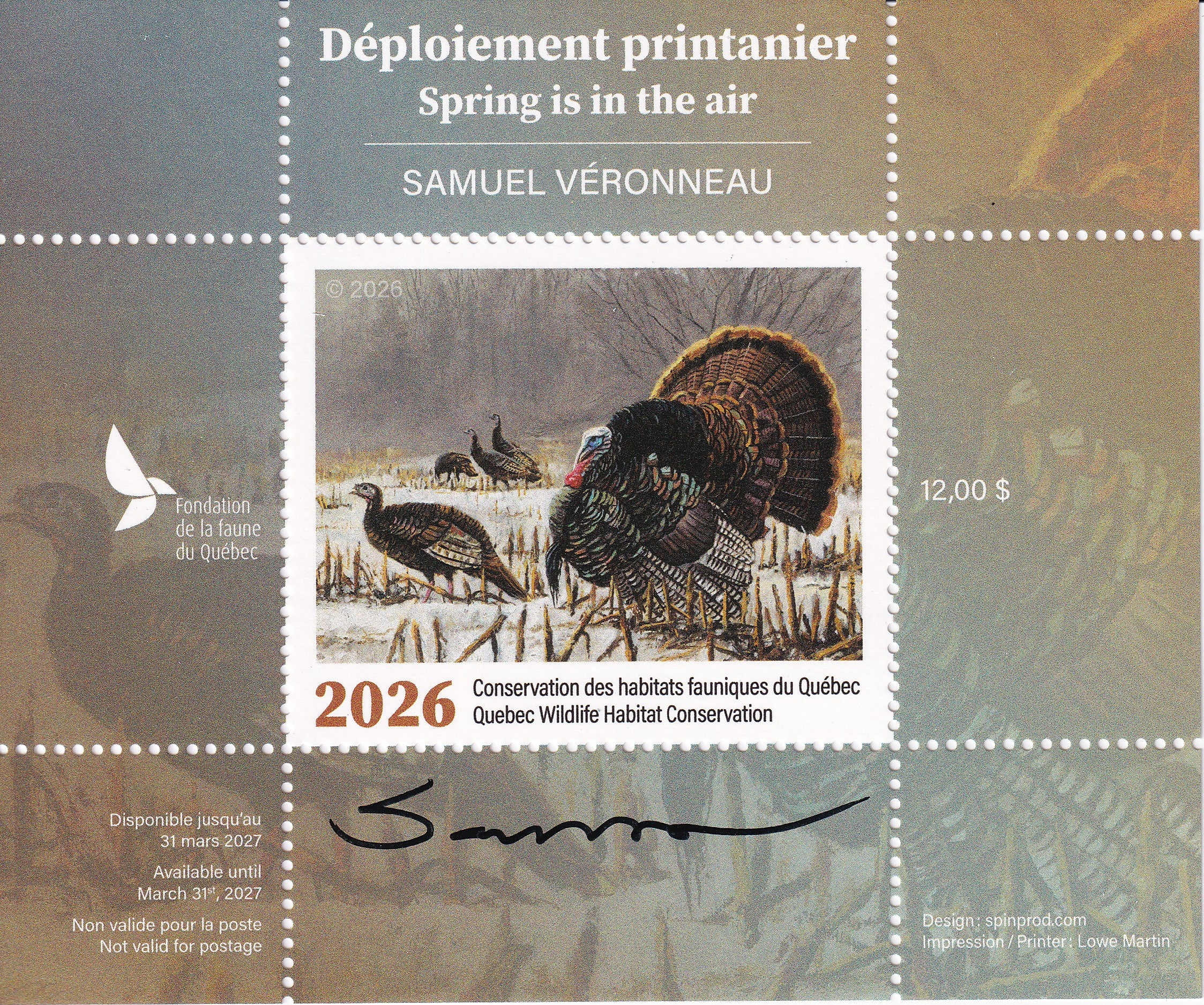 2026 Déploiement printanier Samuel Véronneau