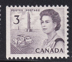 Combine Harvester and Prairie Oil Well