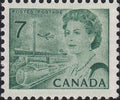 Combine Harvester and Prairie Oil Well