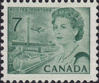 Combine Harvester and Prairie Oil Well