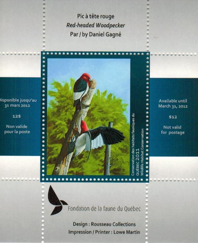 2011 Pic à tête rouge de Daniel Gagné