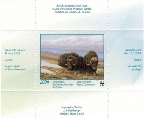 2004 Musk Oxen by Daniel Labelle 