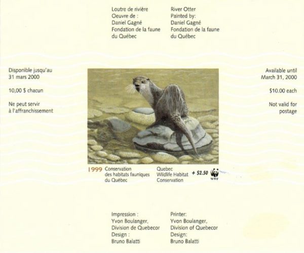 1999 Loutre de rivière de Daniel Gagné