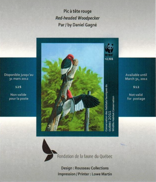 2011 Pic à tête rouge de Daniel Gagné