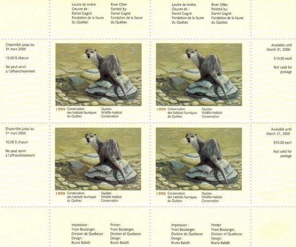 1999 Loutre de rivière de Daniel Gagné