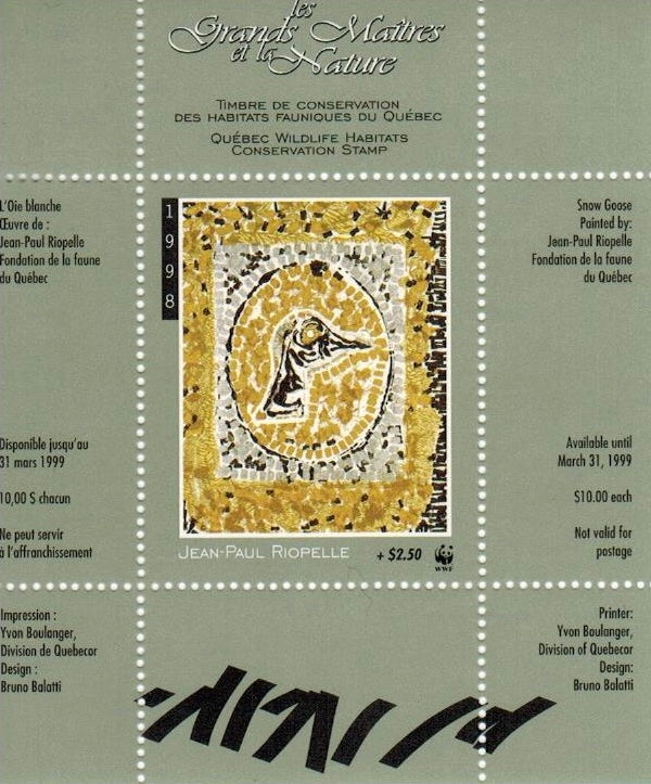 1998 L’Oie blanche de Jean-Paul Riopelle