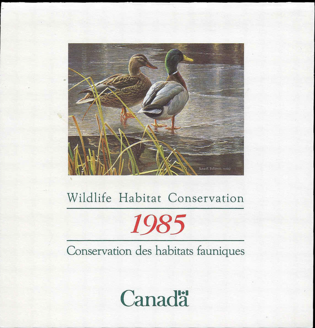 1985 Couple de canards malards de Robert Bateman