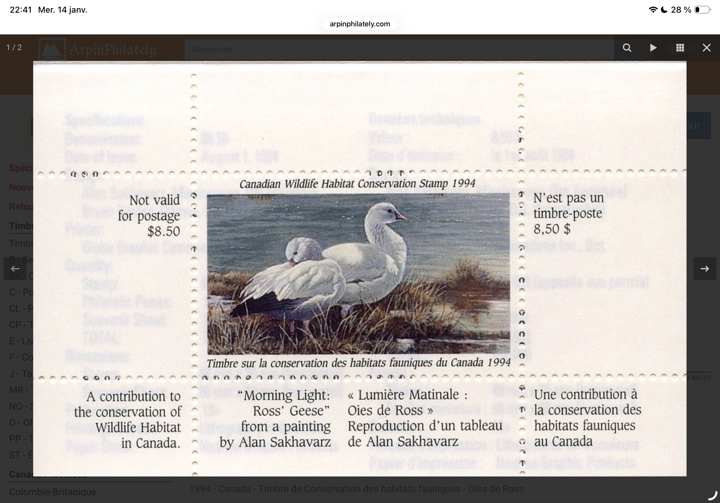 1994 Oies de Ross de Alan Sakhavarz