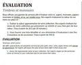 Évaluations