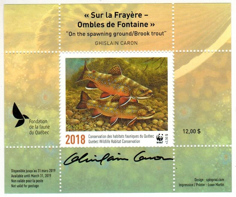 2018 Sur la Frayère – Ombles de Fontaine de Ghislain Caron